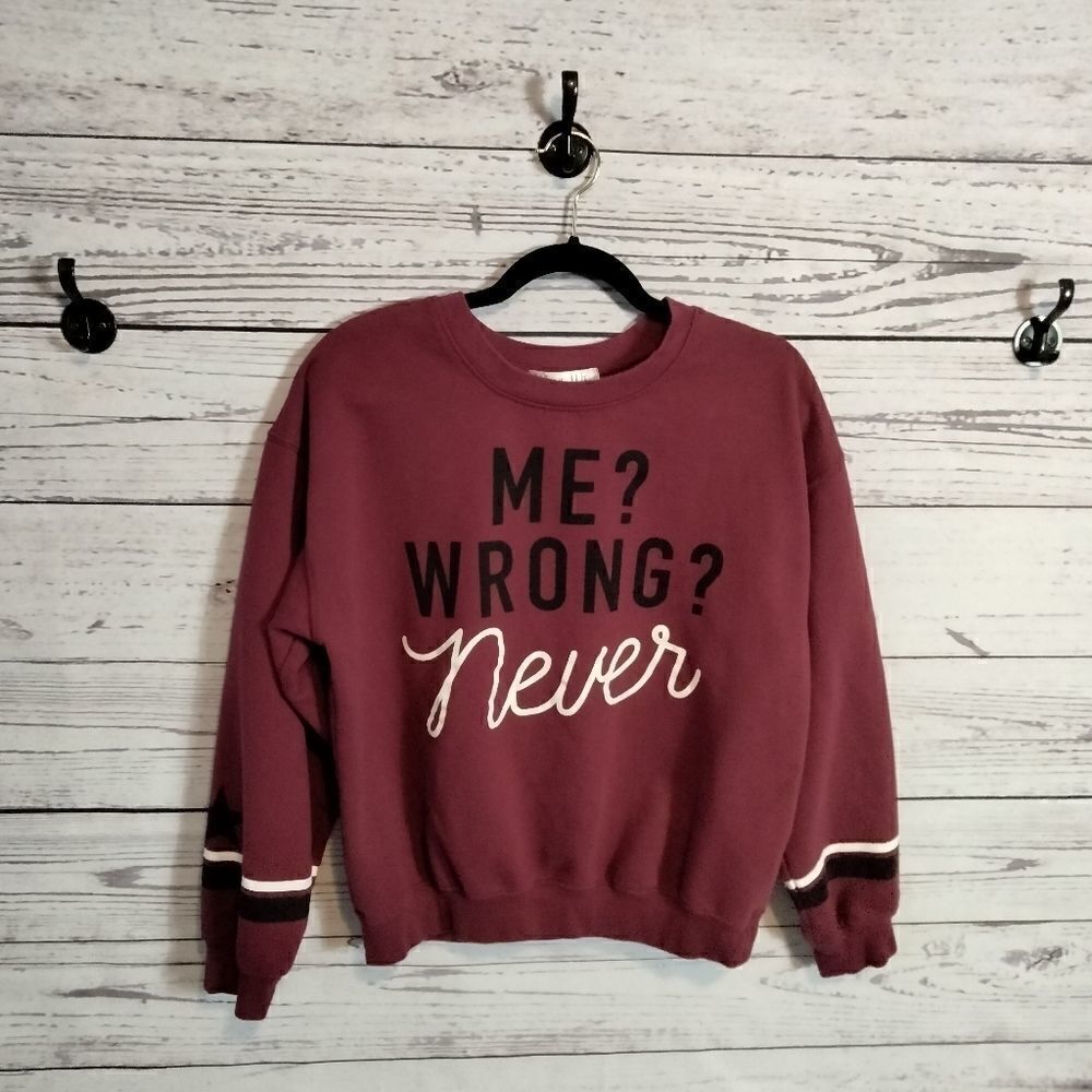 "Wound Up" I'm gonna say girls sweat shirt